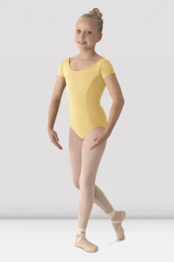 Girls Mirella Classic Short Sleeve Leotard