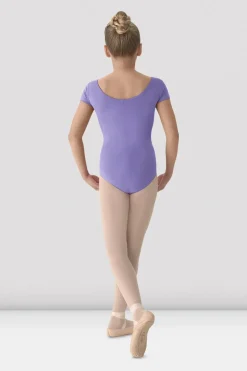 Girls Mirella Classic Short Sleeve Leotard