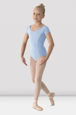 Girls Mirella Classic Short Sleeve Leotard
