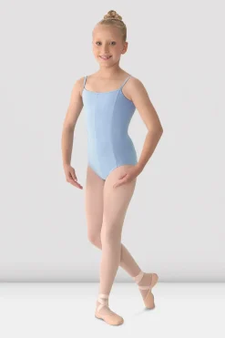 Girls Mirella Princess Seam V Front Camisole Leotard