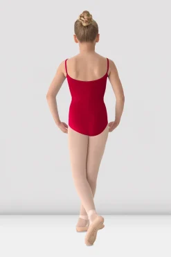 Girls Mirella Princess Seam V Front Camisole Leotard