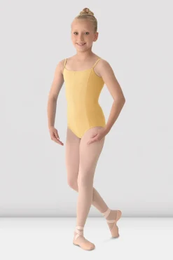 Girls Mirella Princess Seam V Front Camisole Leotard