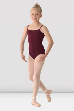Girls Mirella Princess Seam V Front Camisole Leotard