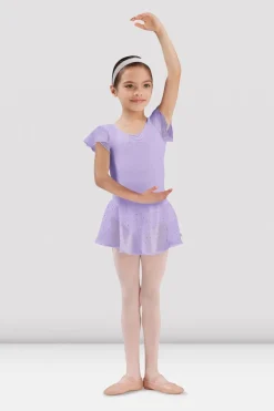 Girls Olesia Georgette Sequin Skirt