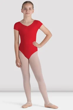 Girls Piper Cap Sleeve Leotard