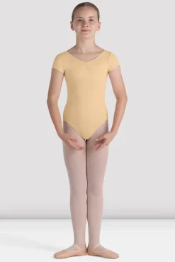 Girls Piper Cap Sleeve Leotard
