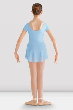 Girls Prisha Short Sleeve Skirted Leotard