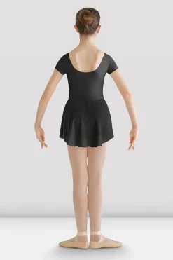 Girls Prisha Short Sleeve Skirted Leotard