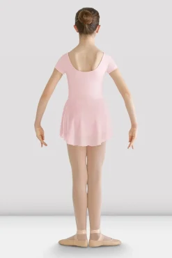 Girls Prisha Short Sleeve Skirted Leotard