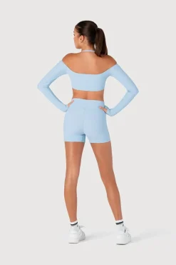 Girls Rib Bolero Crop Top