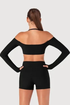 Girls Rib Bolero Crop Top