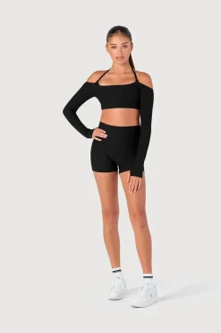 Girls Rib Bolero Crop Top
