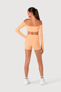Girls Rib Bolero Crop Top