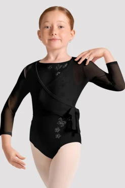 Girls Rolanda Long Sleeve Wrap Top