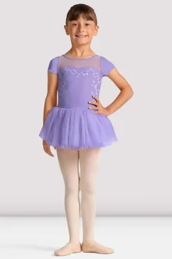 Girls Sharon Cap Sleeve Tutu Dress