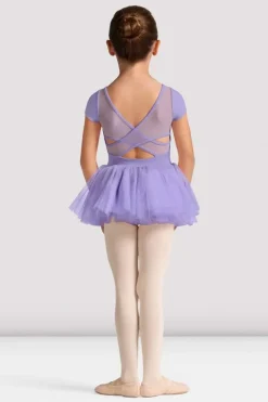Girls Sharon Cap Sleeve Tutu Dress