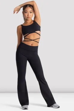 Girls Signature Tie Waist Crop Top