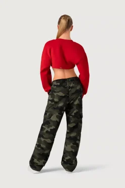 Girls Urban Camo Cargo Pant