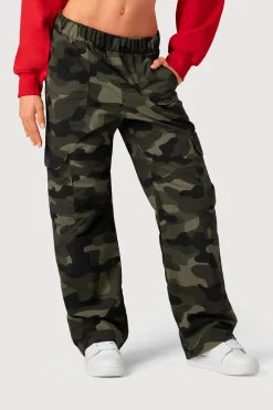 Girls Urban Camo Cargo Pant