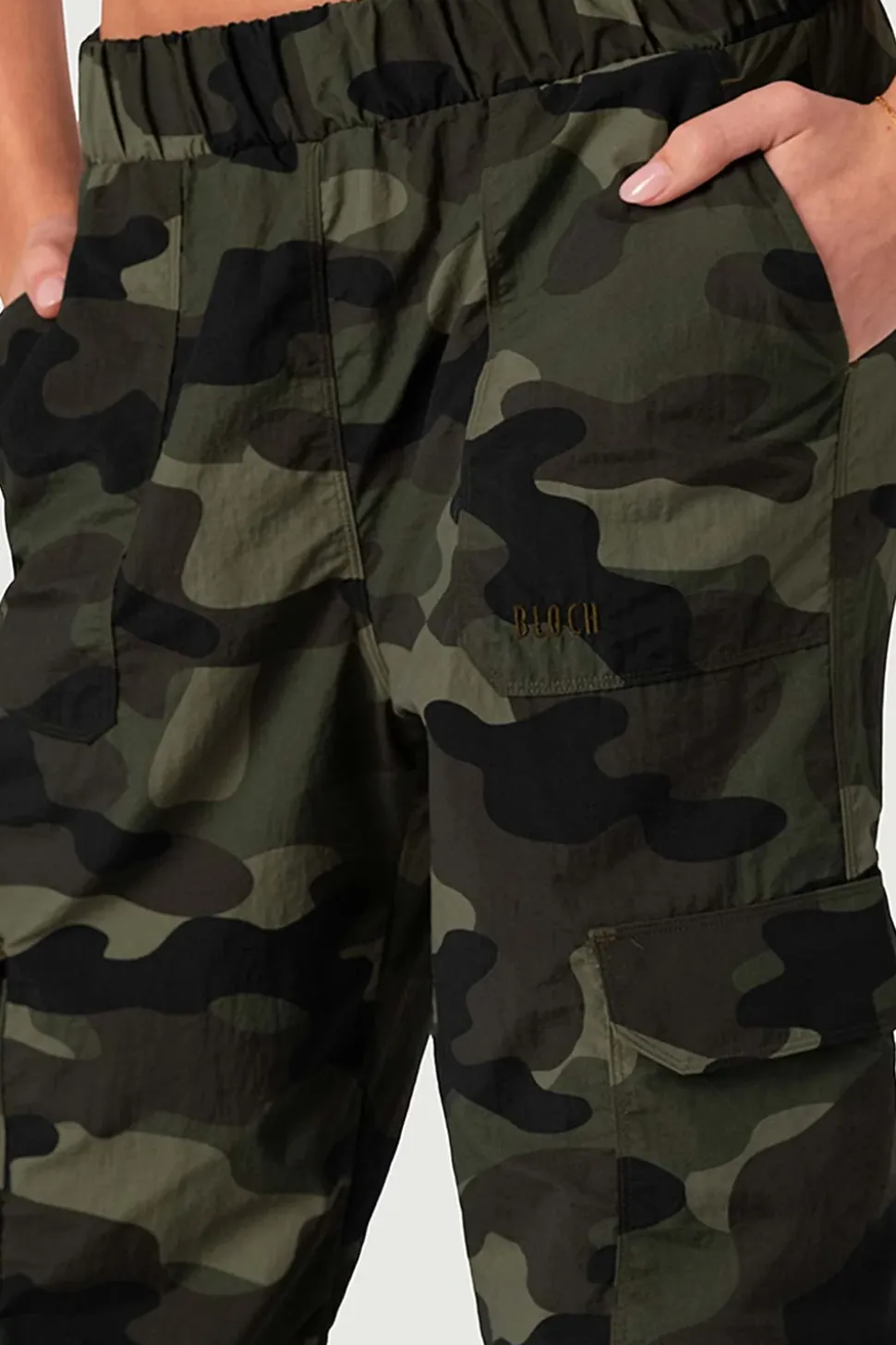 Girls Urban Camo Cargo Pant