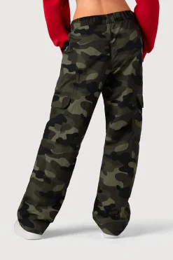 Girls Urban Camo Cargo Pant