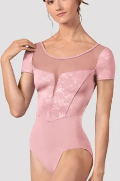 Ladies Christina Cap Sleeve Leotard