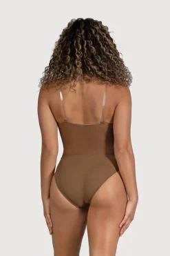 Ladies Cordelia Mesh Panel Bodysuit