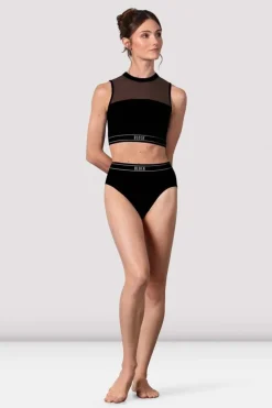 Ladies Dakota Open Back Crop Top