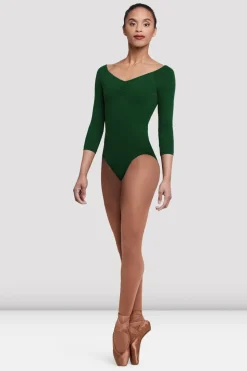 Ladies Dana 3/4 Sleeve Leotard