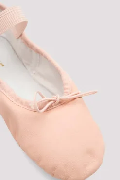 Ladies Dansoft Leather Ballet Shoes