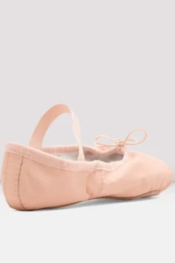 Ladies Dansoft Leather Ballet Shoes