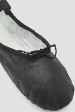 Ladies Dansoft Leather Ballet Shoes