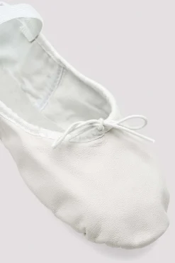 Ladies Dansoft Leather Ballet Shoes