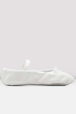 Ladies Dansoft Leather Ballet Shoes