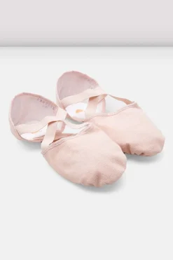 Ladies Elastosplit Canvas Ballet Shoes