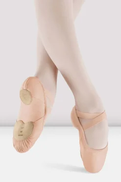 Ladies Enhance Leather Ballet Shoes