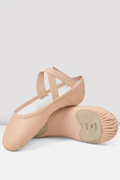Ladies Enhance Leather Ballet Shoes