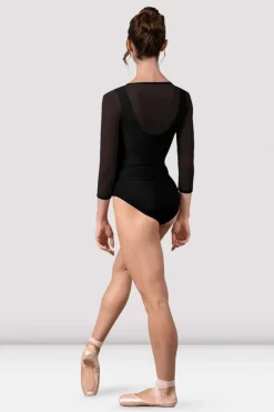 Ladies Harmony Long Sleeve Mesh Top