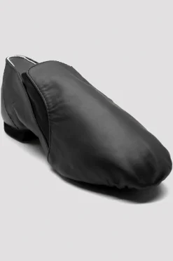 Ladies Leather Elasta Jazz Booties