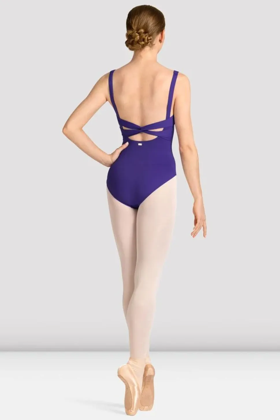 Ladies Mirella Celeste Low Back Printed Leotard