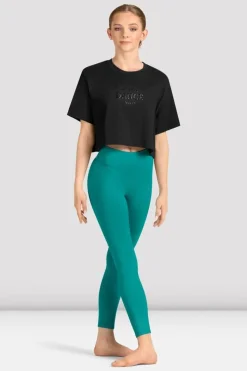 Ladies Mirella Celeste Printed Crop Top