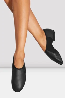 Ladies Neo-Flex Slip On Leather Jazz Shoes