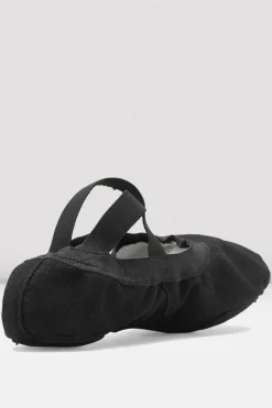 Ladies Pro Elastic Canvas Ballet Shoes