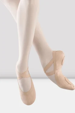 Ladies Pro Elastic Canvas Ballet Shoes