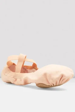 Ladies Pro Elastic Canvas Ballet Shoes