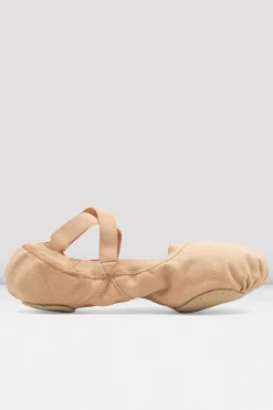 Ladies Pro Elastic Canvas Ballet Shoes