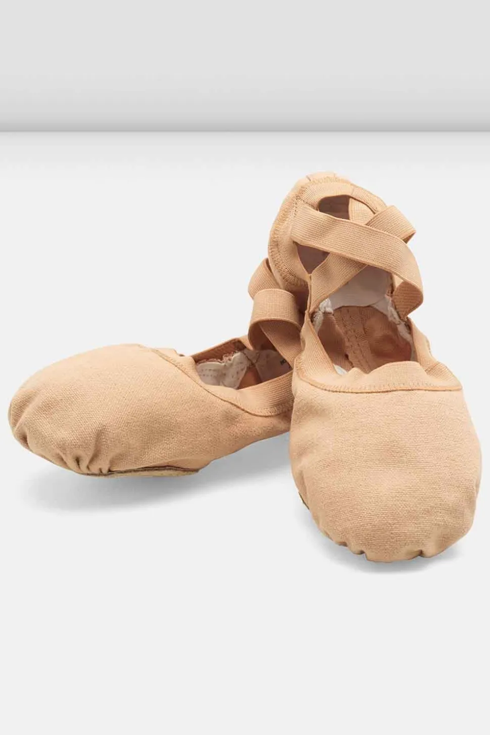 Ladies Pro Elastic Canvas Ballet Shoes