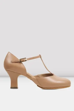 Ladies Split Flex Leather Character Shoes