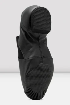 Mens Leather Elasta Jazz Booties