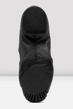 Mens Leather Elasta Jazz Booties